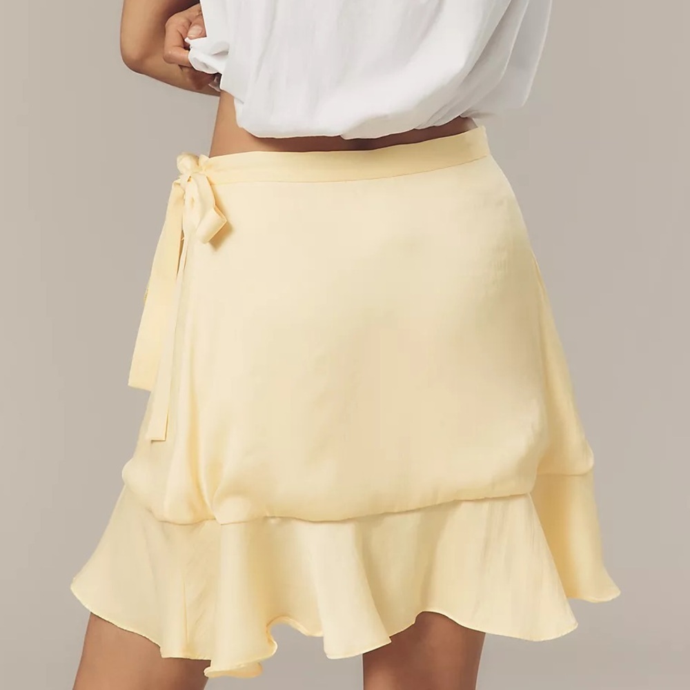 Maeve Ruffle Mini Skirt - Picture 2 of 4